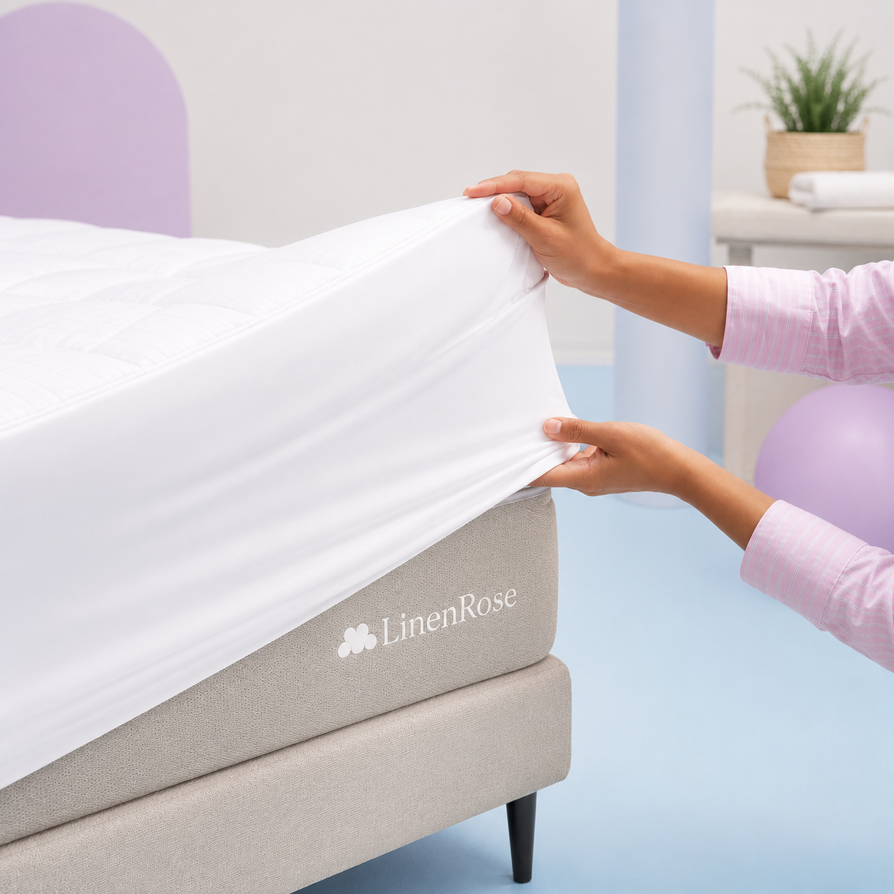 Cocoon™ Surmatelas 1000 GSM de luxe matelassé