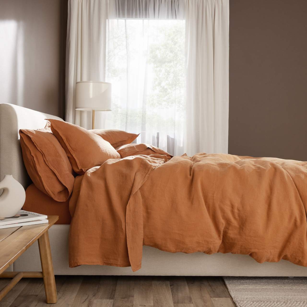 Cocoon™ Drap plat en lin Européen