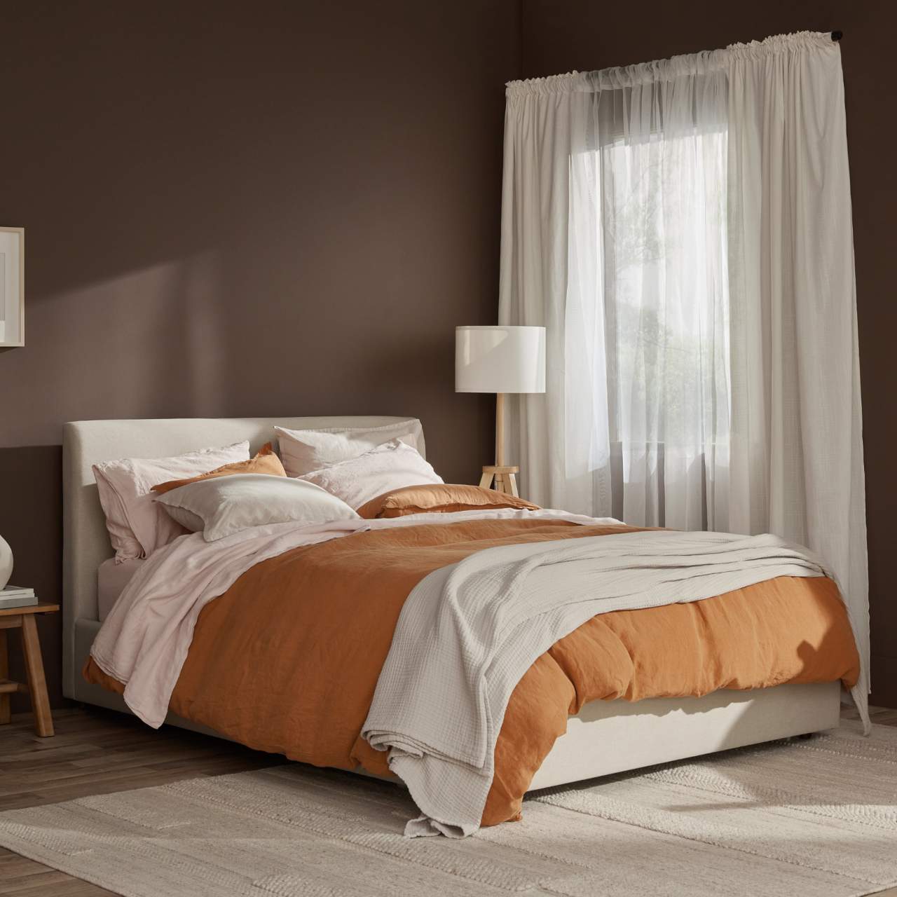 Cocoon™ Drap plat en lin Européen