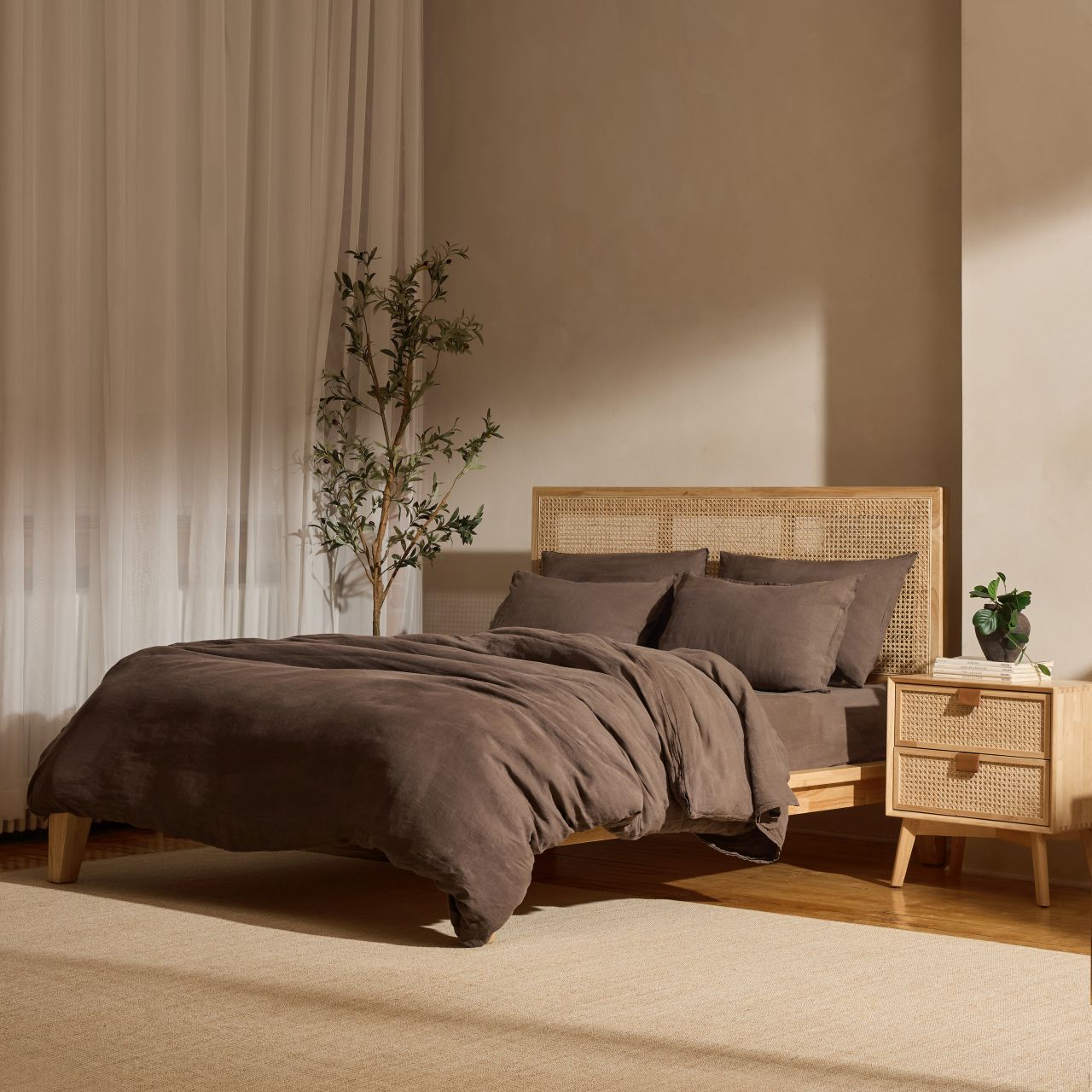 Cocoon™ Drap plat en lin Européen