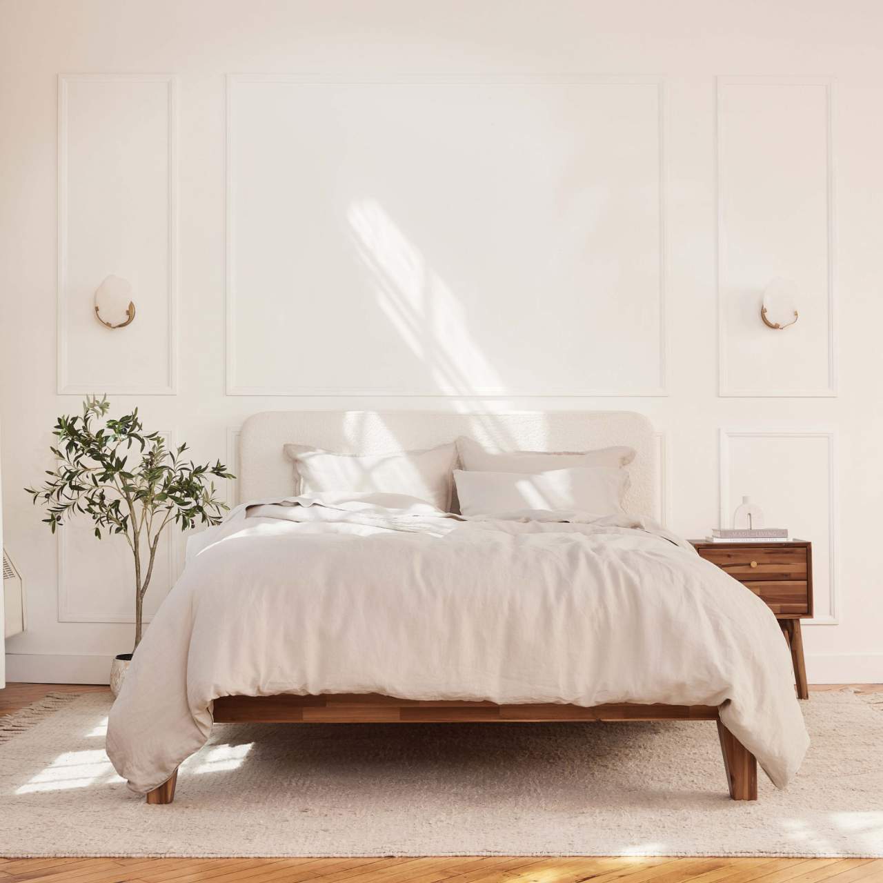 Cocoon™ Drap plat en lin Européen